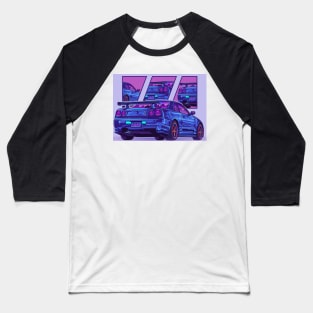 Skyline Gtr R34 car sport Baseball T-Shirt